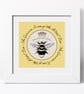 Personalised Print Bee's Knees, gift for her - Image 2
