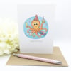 Party Octopus Card - Happy Birthday 