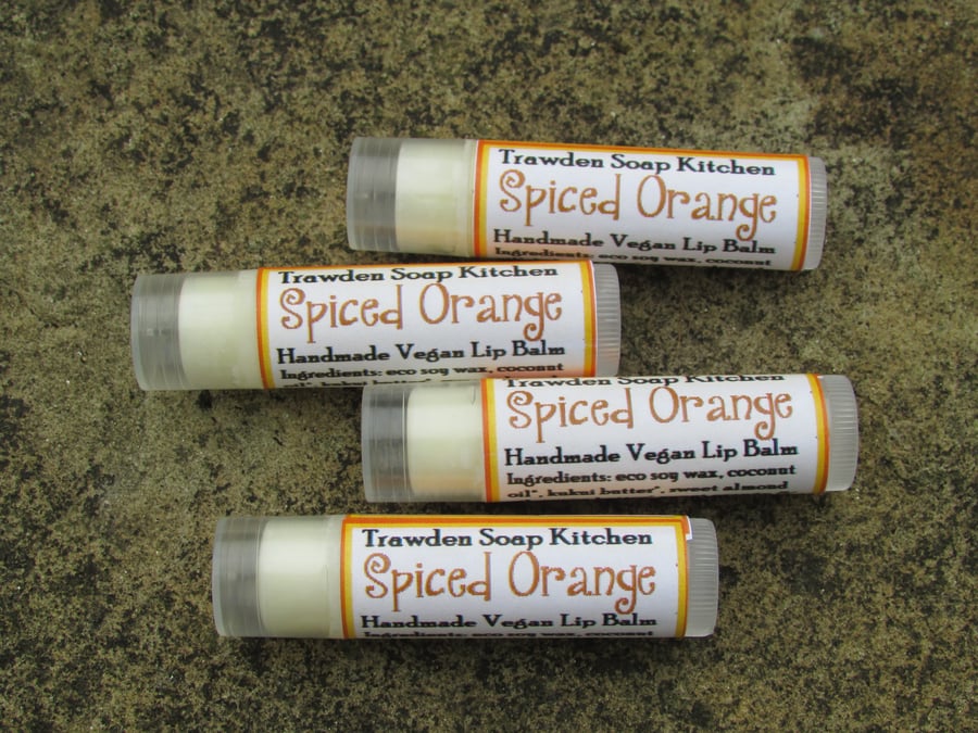 Spiced Orange Cruelty free vegan lip balm