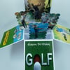 Golfing Birthday Card