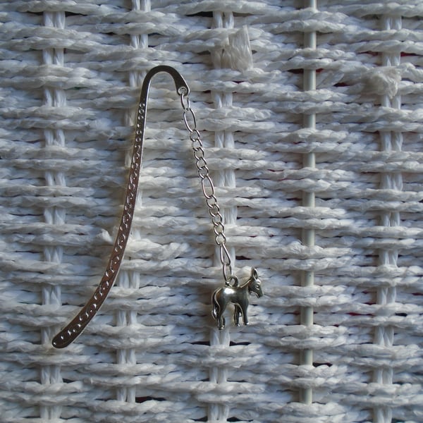 Silver Plated Donkey Bookmark 