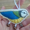 Little Linen Blue Tit 