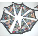 Bunting William Morris Strawberry Thief 2 Metres Arts & Crafts Decor Garland