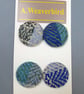 Blue Covered Buttons  - Image 2