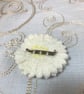 White Daisy Brooch Seconds Sunday - Image 3