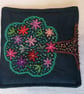 Set of four embroidered fabric coasters.  - Image 5