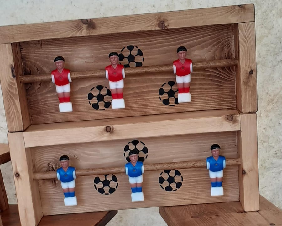 Wooden Football Coat Rack