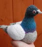 Pigeon CROCHET PATTERN in UK crochet terms  PDF file