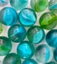 Green Cat's Eye Marble Keyring: Teacher Appreciation Gift, New Home Keepsake - Image 6