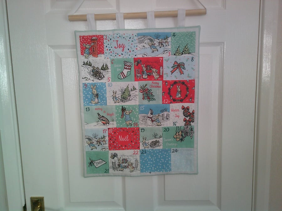 Peter Rabbit Fabric Advent Calendar
