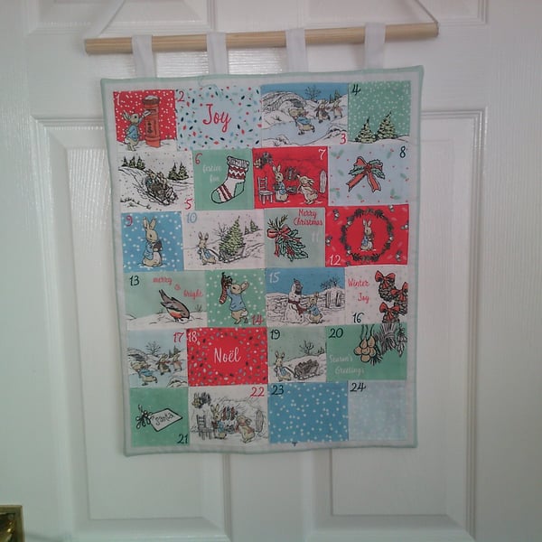 Peter Rabbit Fabric Advent Calendar