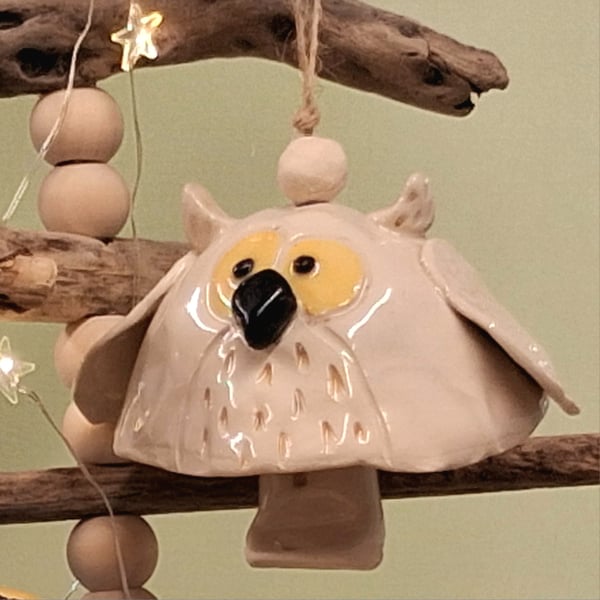 Ceramic Owl bell