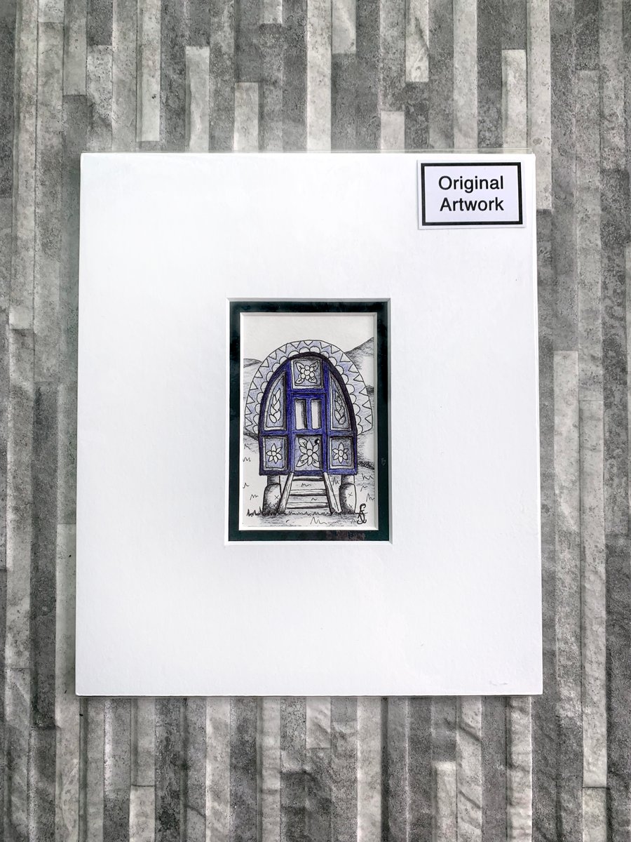 Caravan Mini Original Artwork