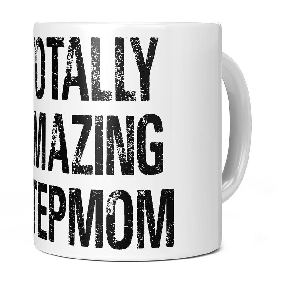 Totally Amazing Stepmom Novelty Mug Cup Stepmother Mothers Day Gift Present Idea