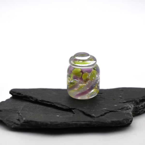 small glass jar of magic