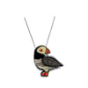 Wonderfully Whimsical Layered Puffin Scandi Necklace EllyMental 