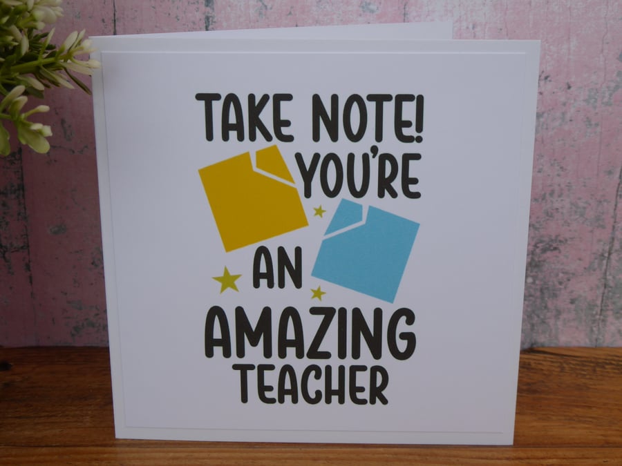 C4689   Teacher Card