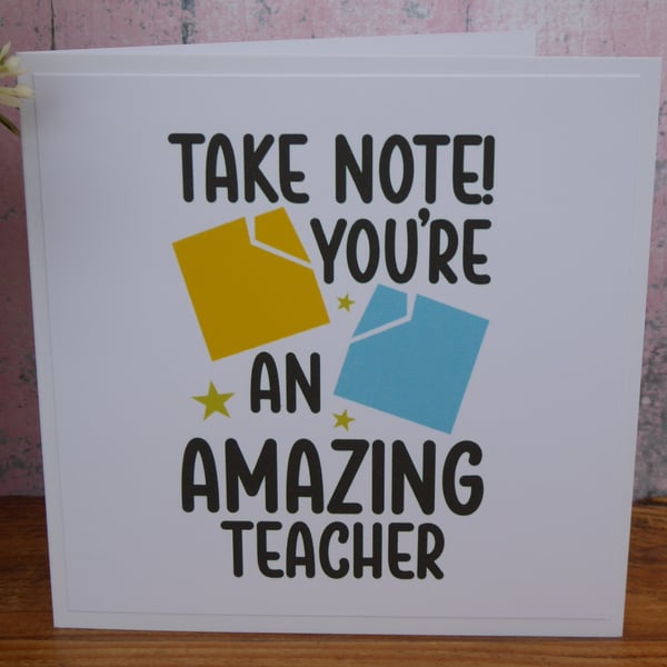 C4689   Teacher Card