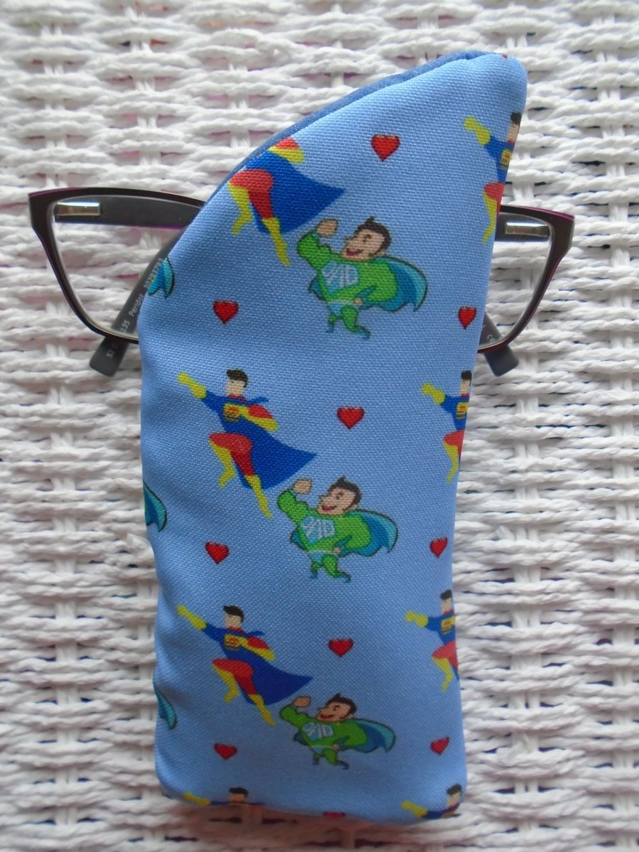 Super Dad Glasses Case Lined & Padded 