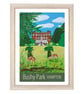 Bushy Park Hampton travel poster print by Susie West - Image 3
