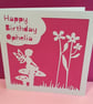 Fairy Birthday Card - Personalised  - Image 2