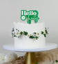Hello Twenty - Birthday Cake Topper: Age Cake Decoration For 20s, Girly Acrylic 