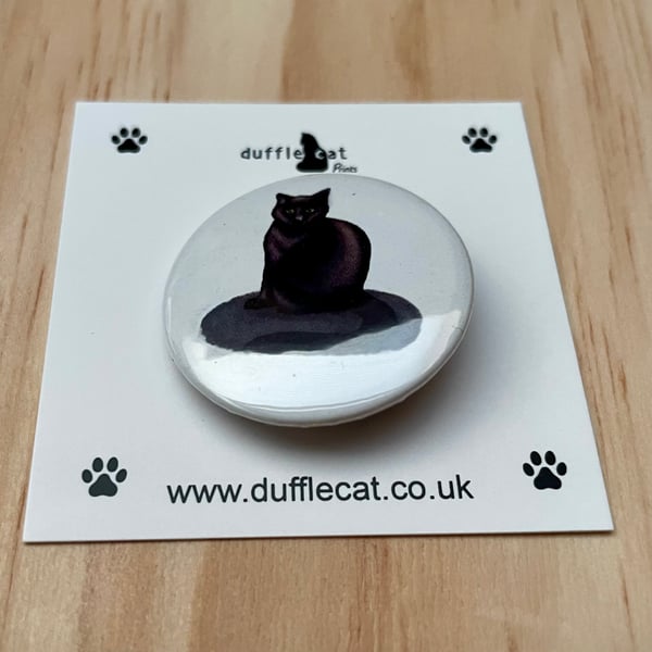 Black Cat Badge