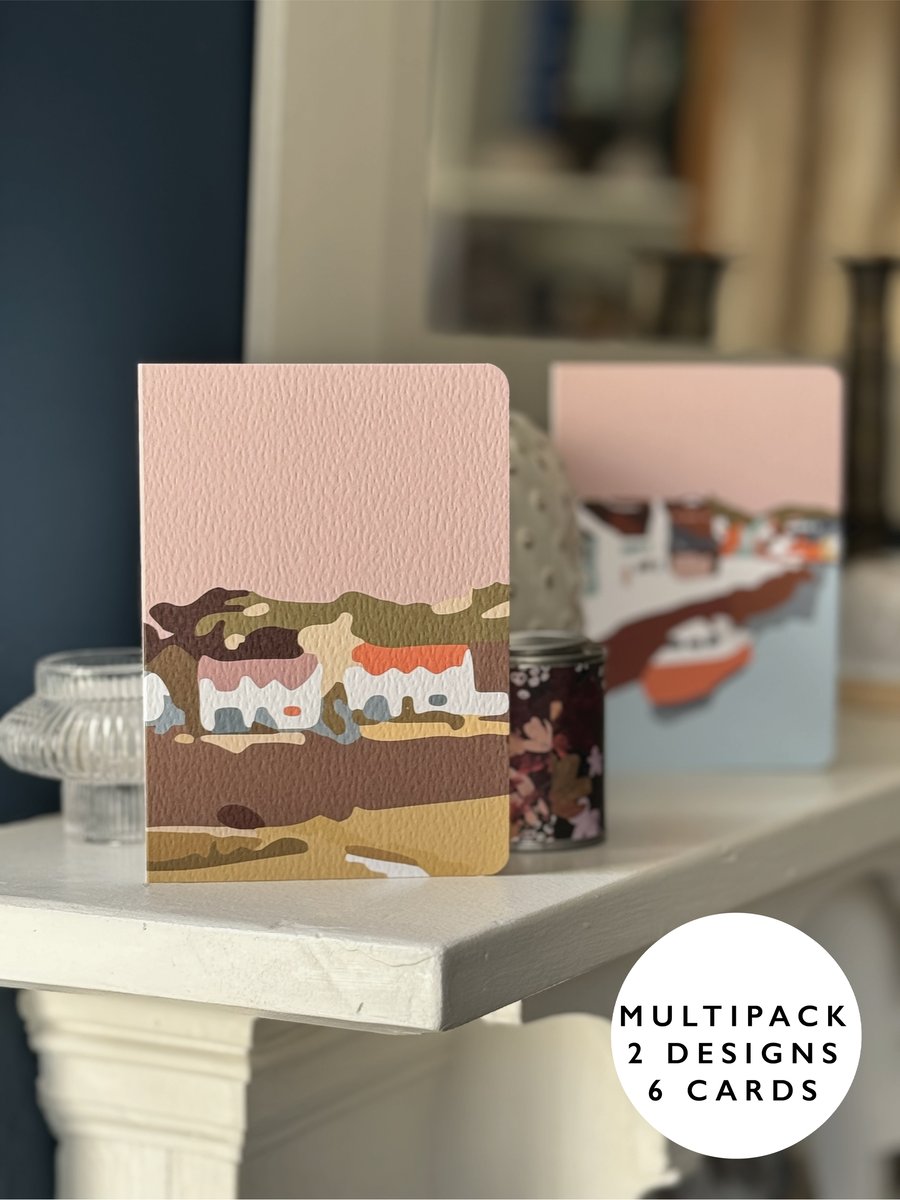 card multipack new beginnings sailing away boat moving house pack of 6