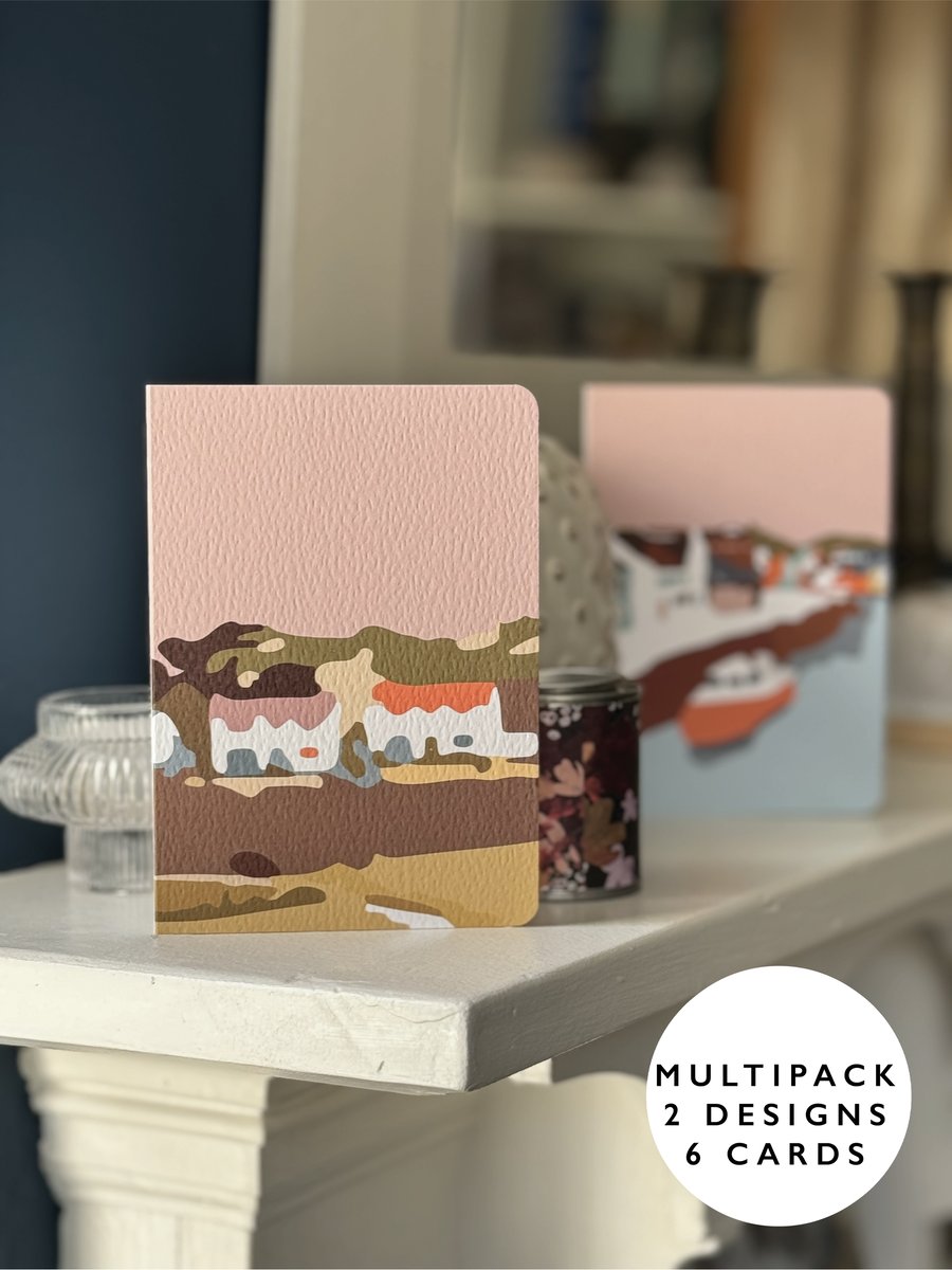 card new beginnings sailing away boat moving house pack of 6 multipack