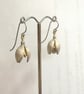 Snowdrop earrings made from Silver - Image 2
