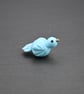 small glass blue bird - Image 1