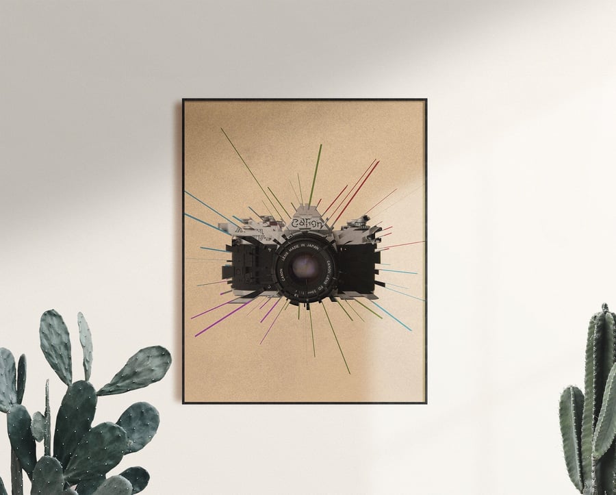 Canon Vintage Camera Print