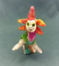 Felted Garden Fairy, Flower Creature, Needle Felted Fantasy Decoration - Image 8