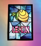 Lemon - stained glass (style) personal zine