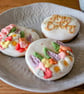 Handmade Personalised Floral Biscuit Gift Box, Hand Iced Cookies  - Image 2