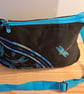 Handbag,Turquoise dragonflies on black - Image 9
