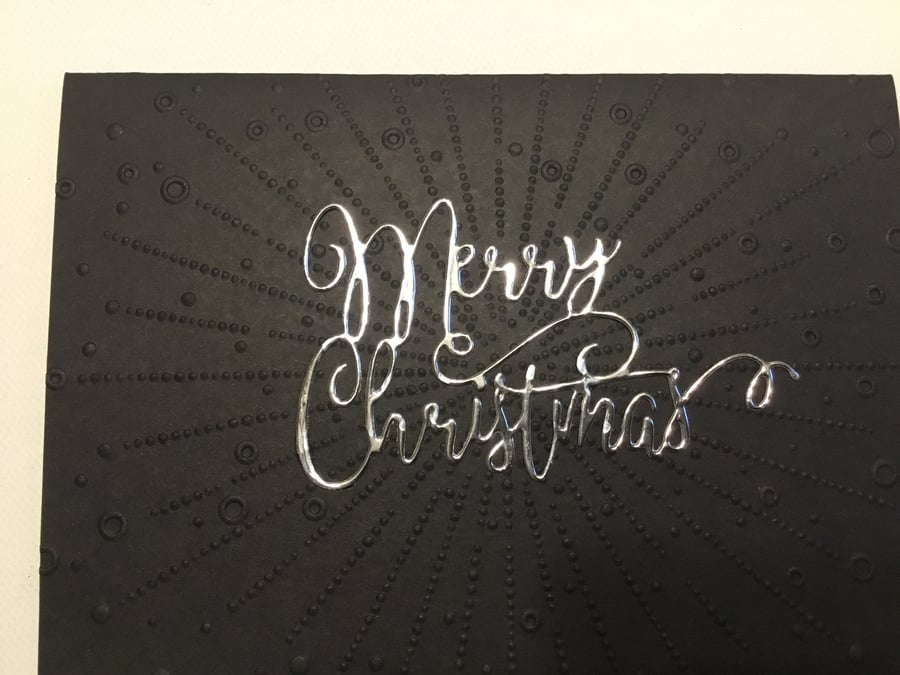 Christmas card.  Xmas card. Handmade card. CC661