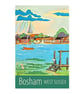 Bosham travel poster print by Susie West - Image 1