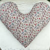 Breast Cancer pillow.  Heart shaped cushion.  Mastectomy pillow.