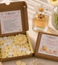 Flower & Hearts Perfume Inspired Wax Melt Gift Box, Vegan, Uk Handmade - Image 3