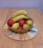 Beige Dresden plate quilted patchwork Placemat Table mat centrepiece home decor - Image 3