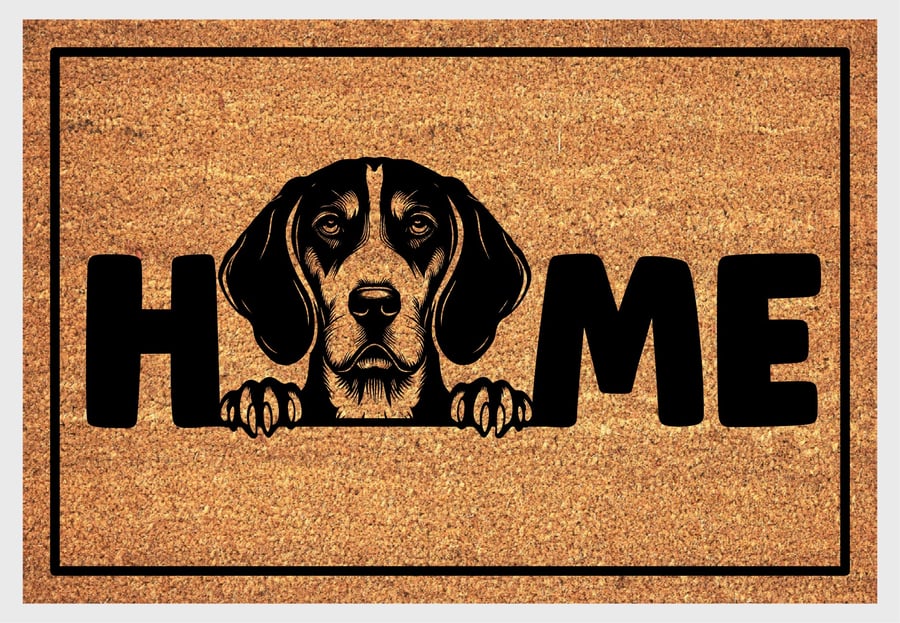 Treeing Walker Coonhound Home Door Mat No.1 - Welcome Mat - 3 Sizes