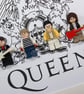 QUEEN - Framed Lego minifigure - Awesome band artwork  - Image 4