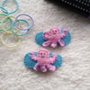 Octopus hair clips