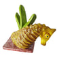 Seahorse Mini Ceramic Sculpture - Hand Built - Image 3