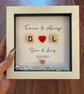 Personalised special occasion scrabble box frame  - Image 3