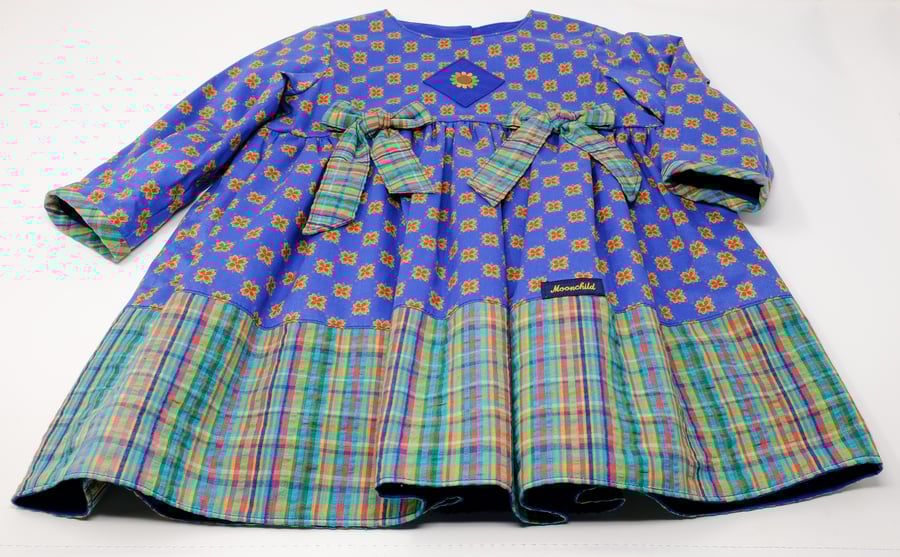 Floral Daisy Cotton Dress 12 - 18 Months