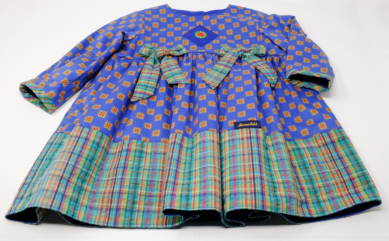 Floral Daisy Cotton Dress 12 - 18 Months