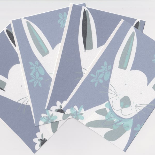 Rabbit Postcards - Easter Bunny Card Set