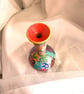 Up cycled hand painted wooden vase  - Image 3